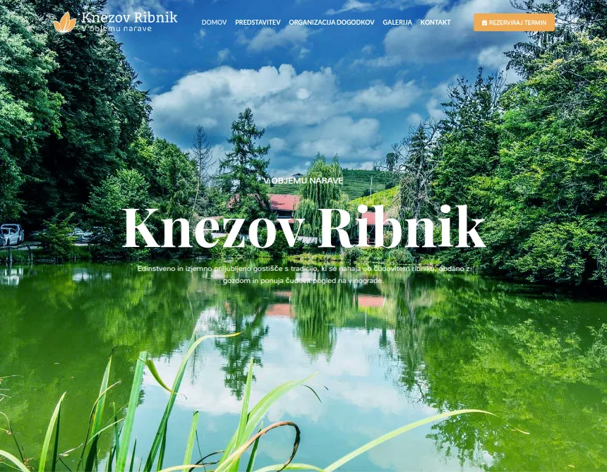 Naslovna stran Knezov Ribnik