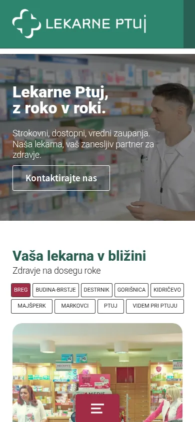 Stran Lekarne Ptuj na telefonu