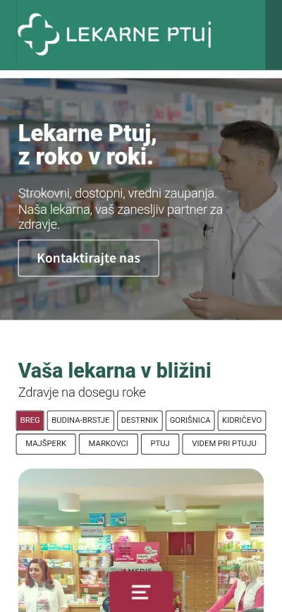 Ista stran na telefonu