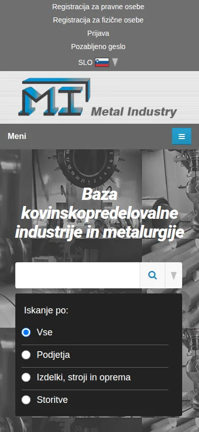 Portal Metal Industry na telefonu