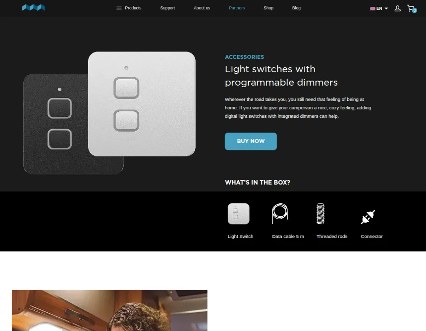 Podstran »Light switches with programmable dimmers«