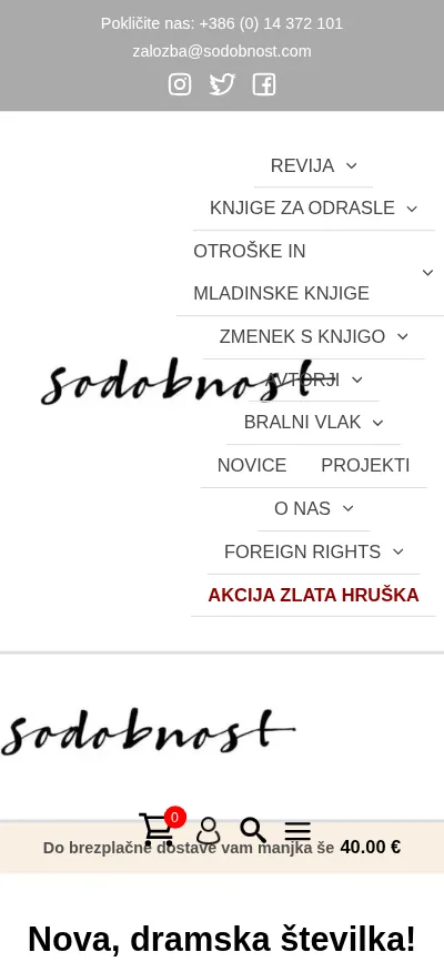 Ista stran na telefonu