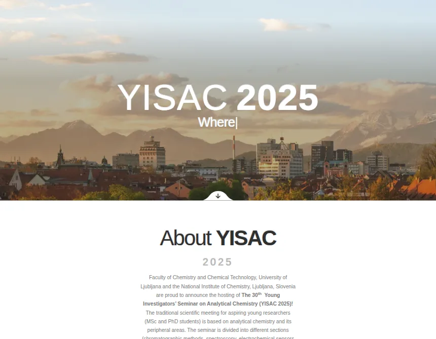 Naslovna stran YISAC 2025